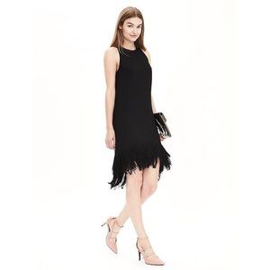 Banana Republic Fringe Hem Dress